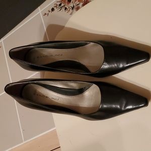 Bandolino black pumps. Leather upper 2" heel. Very good condition.